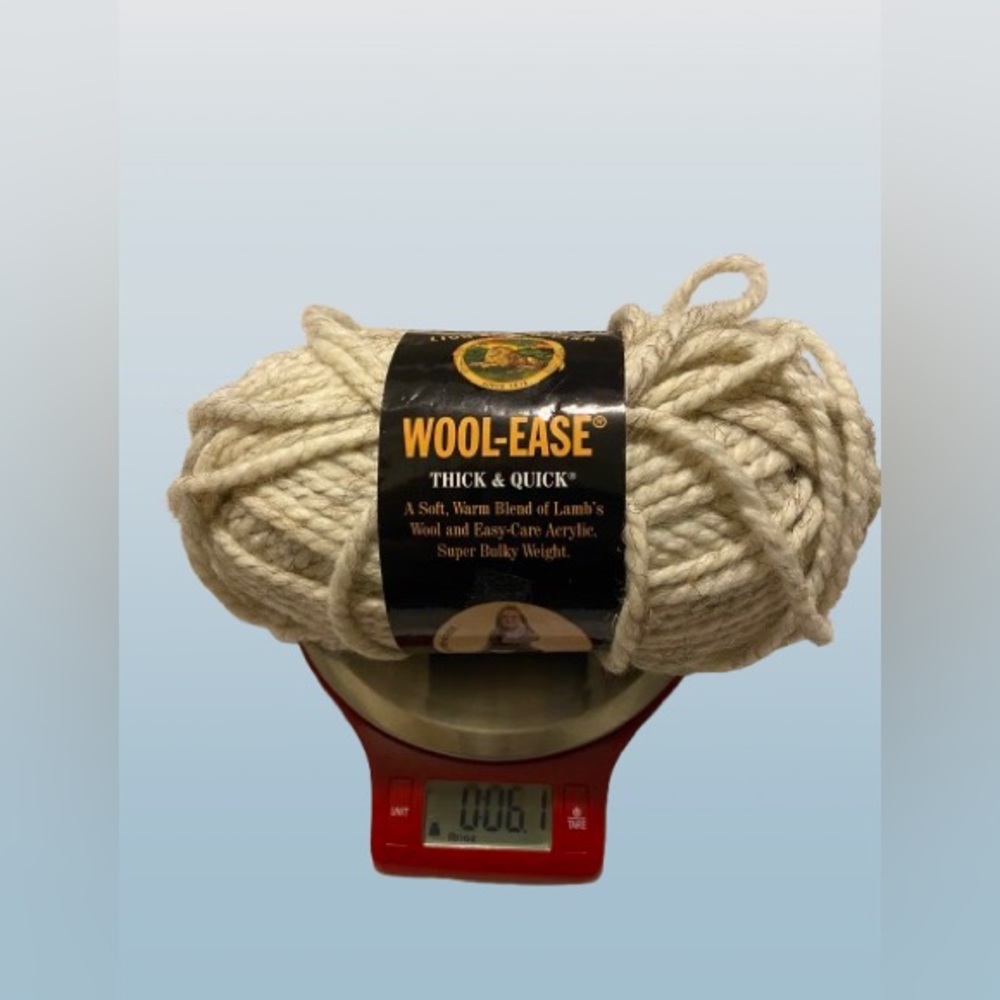 Lion Brand Wool-Ease Thick & Quick Yarn - Cream